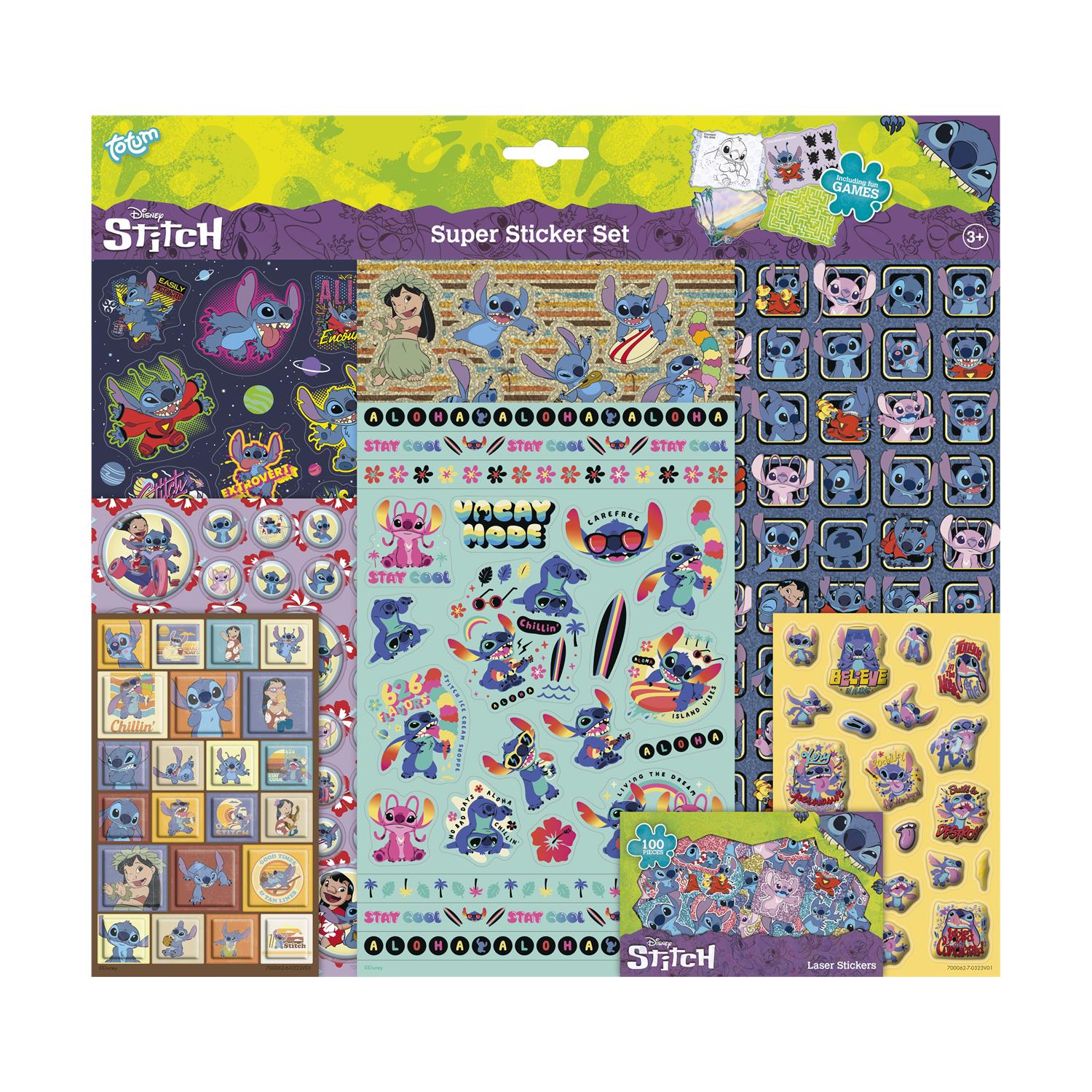Totum Disney: Stitch – Super Sticker Set (TT700062)