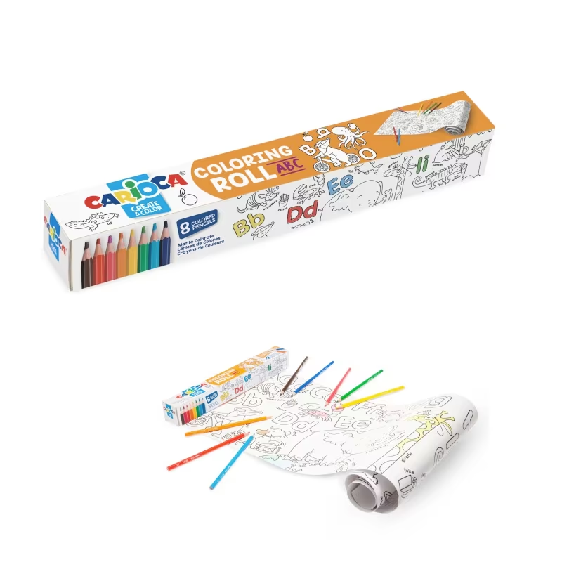 ΣΕΤ ΖΩΓΡΑΦΙΚΗΣ CARIOCA COLORING ROLL ABC