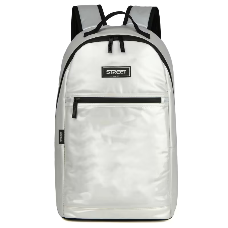 ΤΣΑΝΤΑ BACKPACK FASHION STREET PEARL SILVER 31x16x45cm