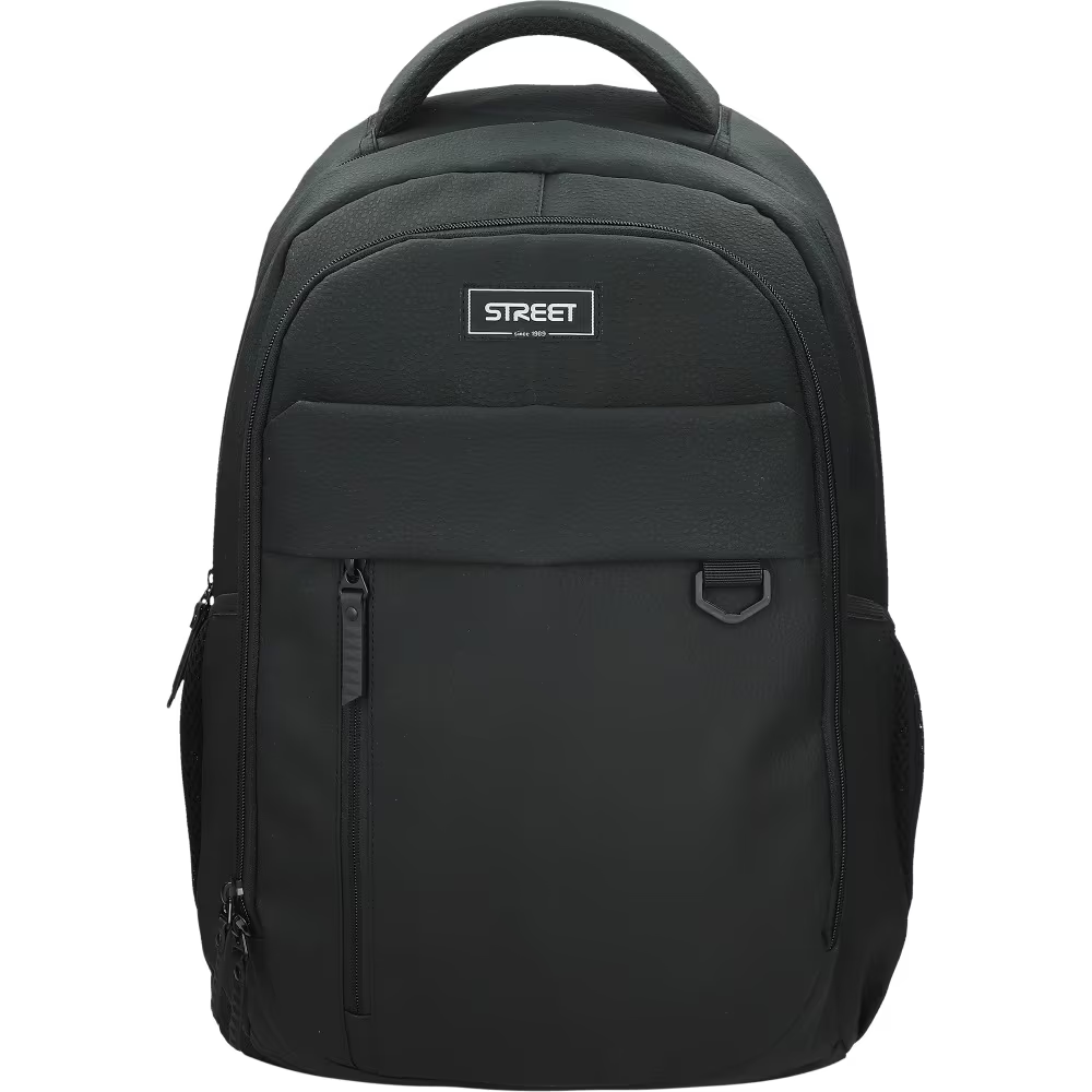 ΤΣΑΝΤΑ ΣΧΟΛΙΚΗ STREET STONE BLACK 30x20x45cm (με εργονομική πλάτη air system)
