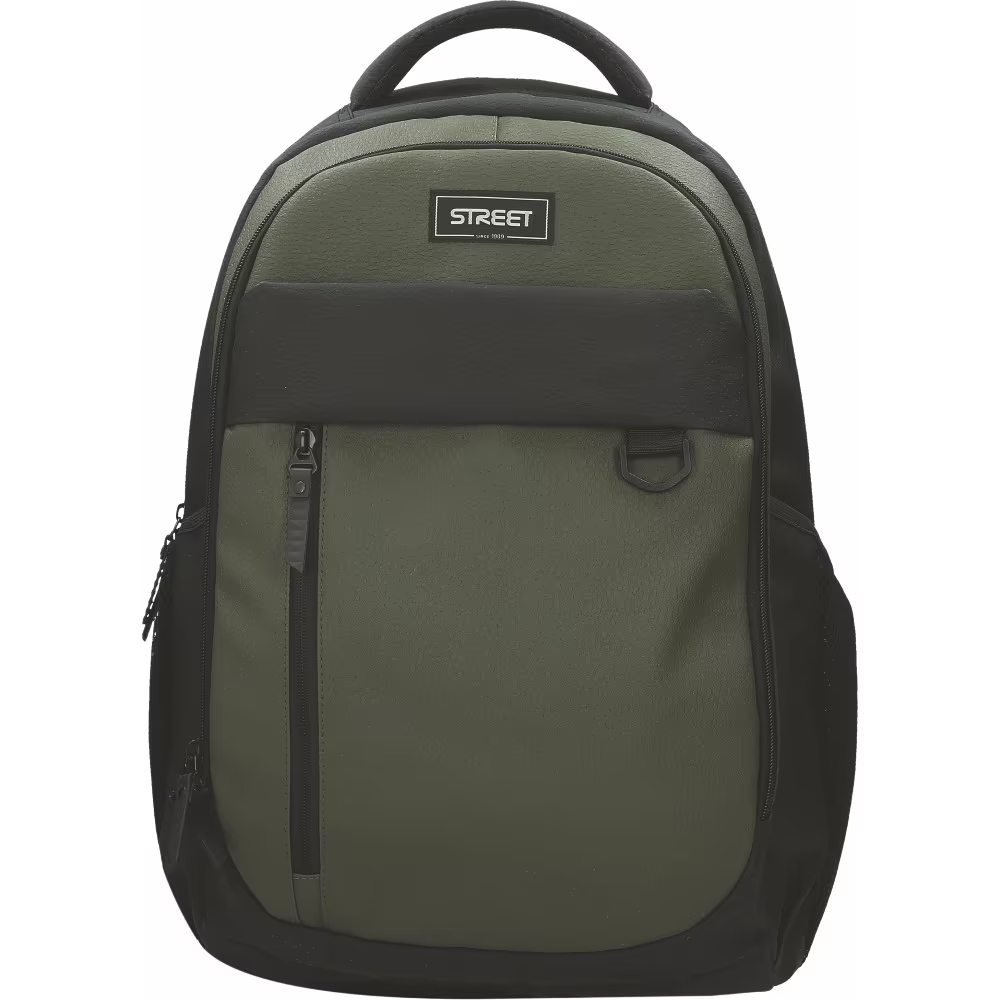 ΤΣΑΝΤΑ ΣΧΟΛΙΚΗ STREET STONE GREEN 30x20x45cm (με εργονομική πλάτη air system)