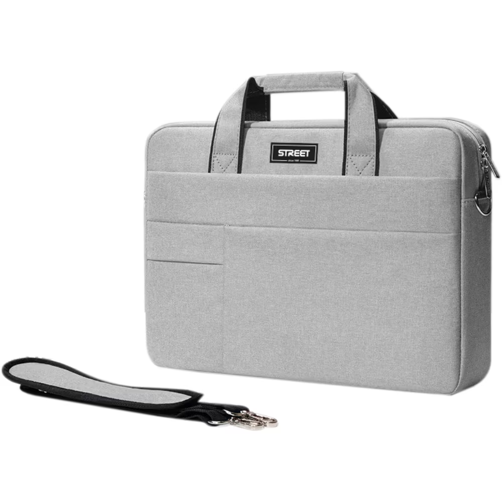 ΤΣΑΝΤΑ BUSINESS STREET SLEEK GREY 42x31x5cm